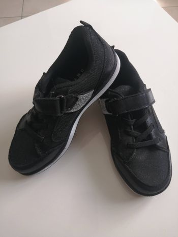 Baskets noires fille 30