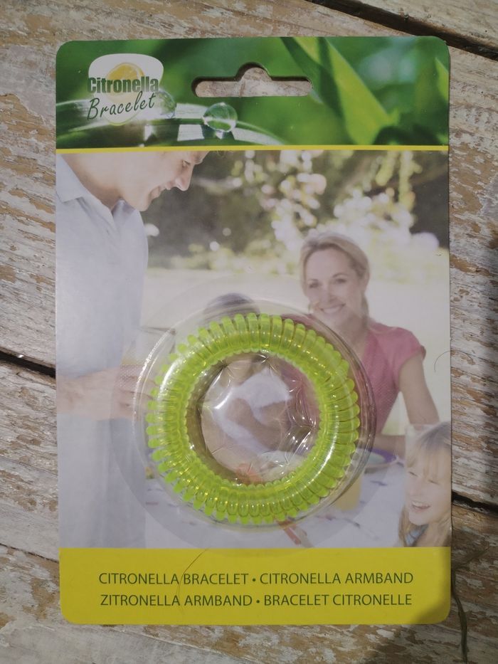 Bracelet citronnelle (couleur jaune) PRODUIT NEUF