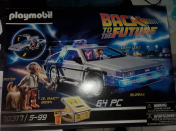Playmobil Dolorean retour vers le futur .