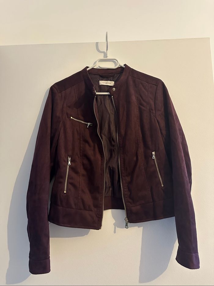 Veste bordeaux cache cache