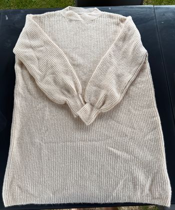 Robe pull rose femme