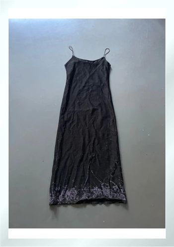 Robe longue pailletée taille M