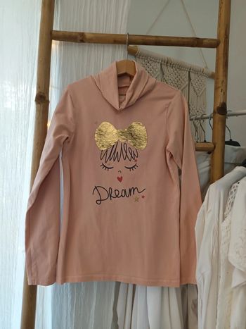 Haut avec col rose pâle & sequins Orchestra