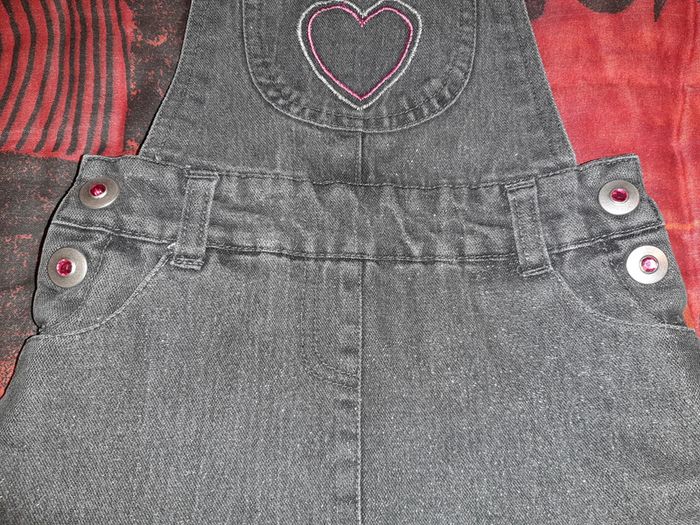 Robe salopette jeans 18mois - photo numéro 3