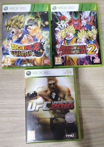 Lot de 3 jeux Xbox 360