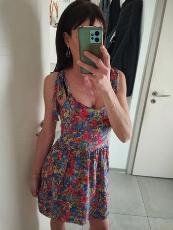 Robe Bonobo fleuri dos ouvert TS