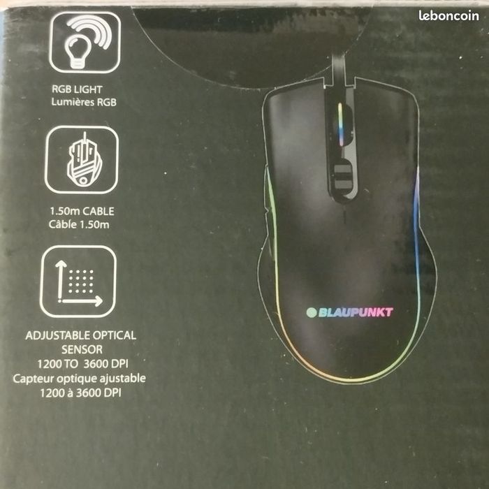 Casque Filaire + Souris Neuf scellé - photo numéro 5