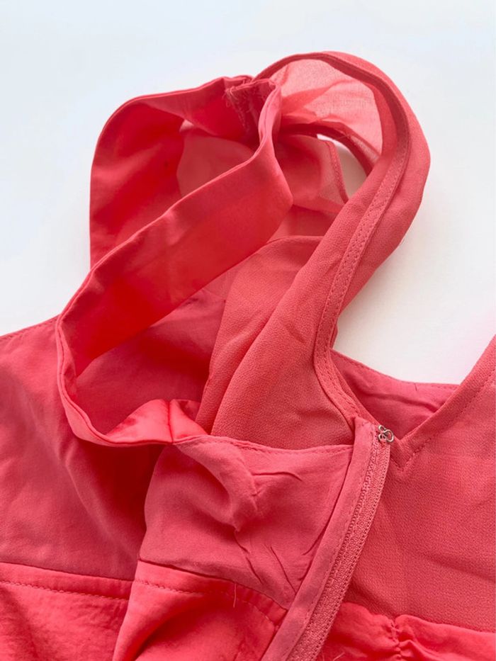 Robe d'été rouge corail naf naf - photo numéro 3