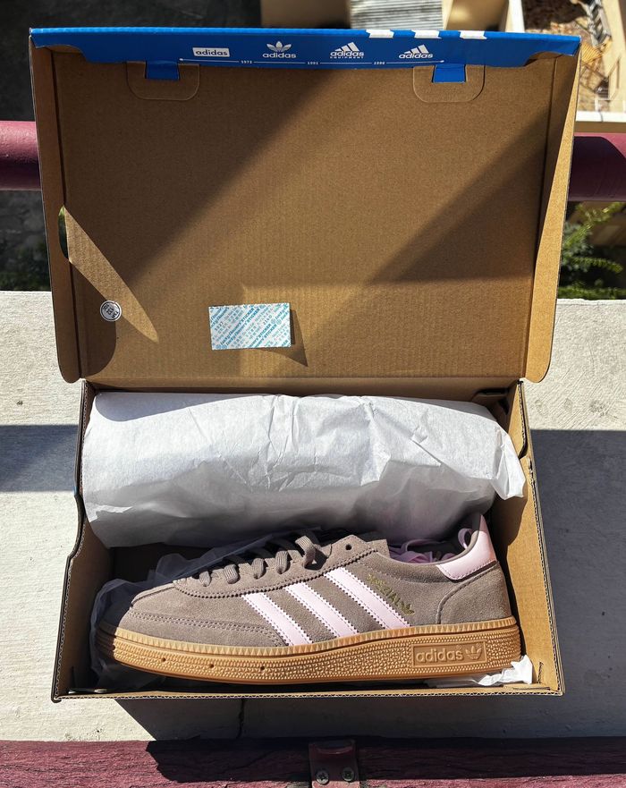 Adidas Handball Spezial Chalky Brown Clear Pink - photo numéro 7