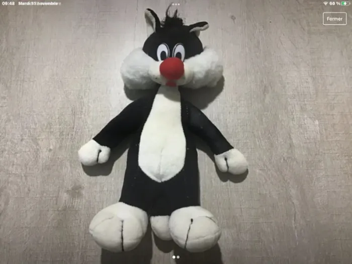Vintage peluche grosminet