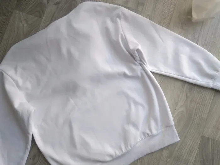 Pull blanc enfant taille s - photo numéro 8