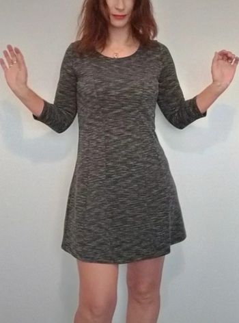 Robe patineuse casual chic hiver taille 38