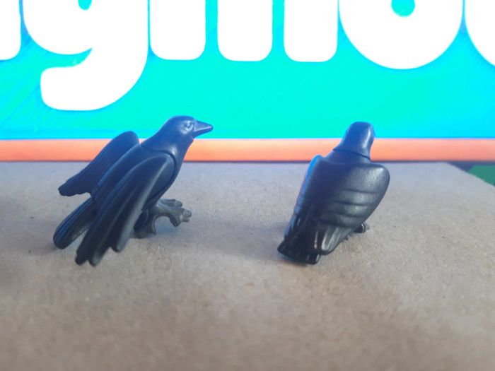 Playmobil Animaux 2 corbeaux noirs - photo numéro 2