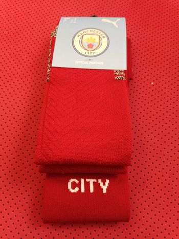 Chaussettes de foot Manchester City, Puma Authentique Officiel taille 47/49, Neuf