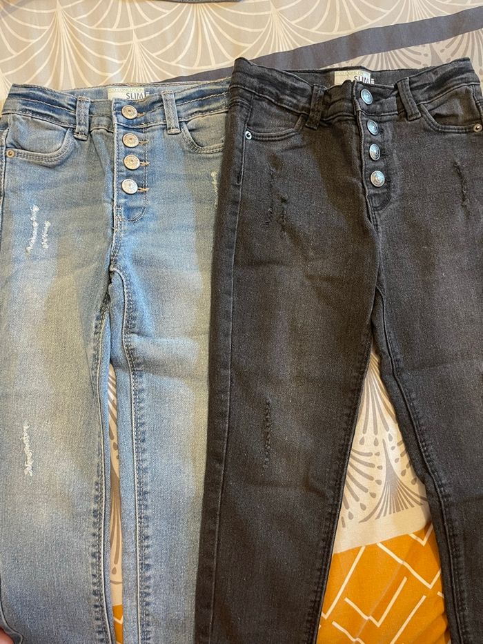 Lot 2 jeans kiabi 5 ans - photo numéro 2