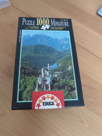 Puzzle 1000 pièces miniature educa château Allemagne