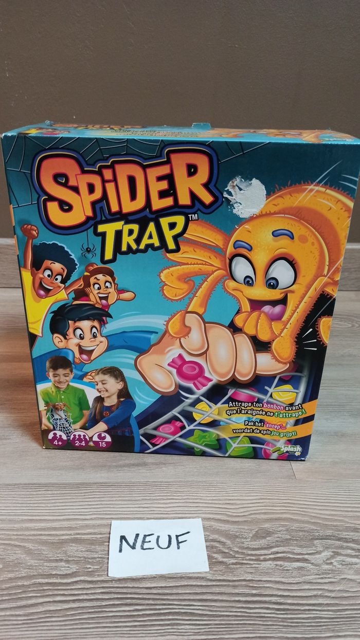 Jeu de société adresse spider trap araignée