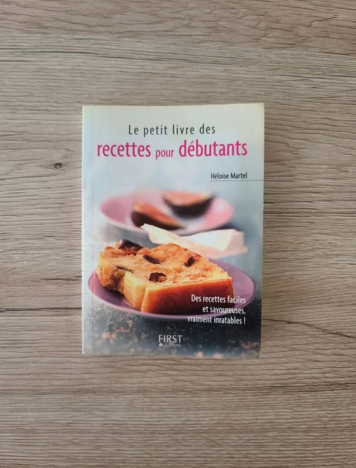 Livre de recettes cuisine pour débutant