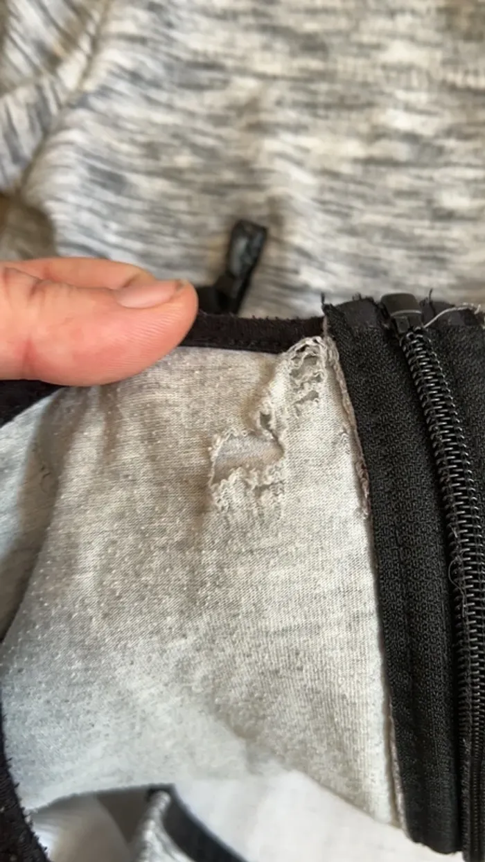 Gilet zippé gris - photo numéro 4