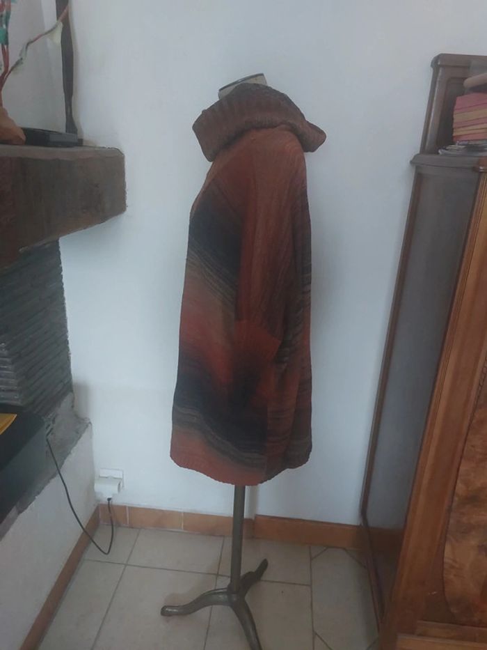 poncho couleur automne - photo numéro 6