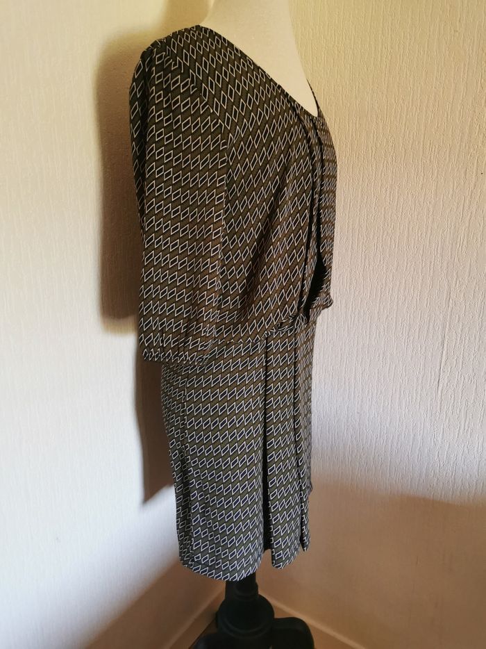 Robe imprimé losanges La Fée Maraboutée T36 - photo numéro 5