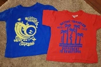 T-shirts 6/ 9 mois