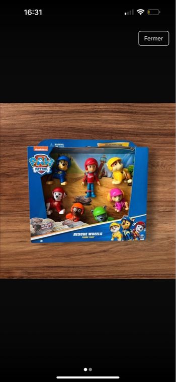 figurine paw patrouille neuf