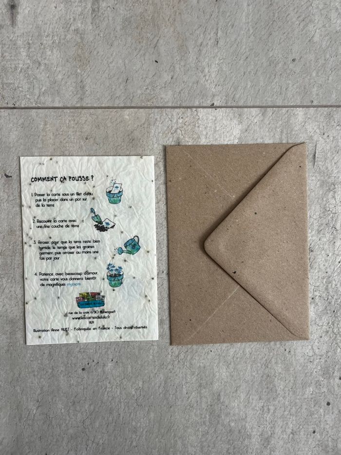 Carte à planter cœur - photo numéro 2