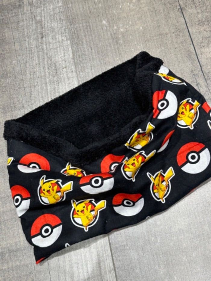 Snood tour de cou cache cou enfant Pokémon  6/8 ans  plusieurs taille et motifs au choix