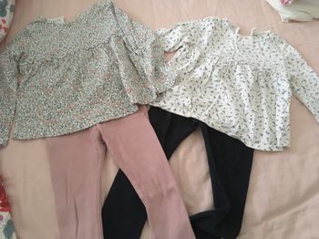 Lot 2 ensembles blouse et legging