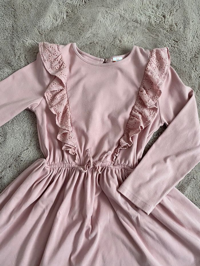 Robe manche longue rose - photo numéro 2