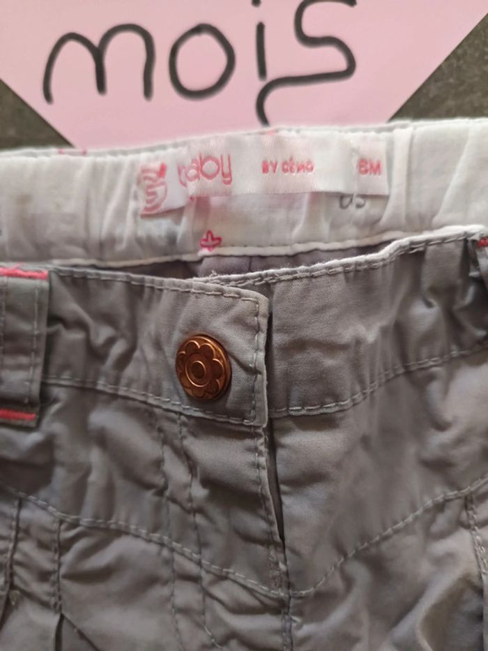Pantalon gris Gémo 6 mois - photo numéro 2