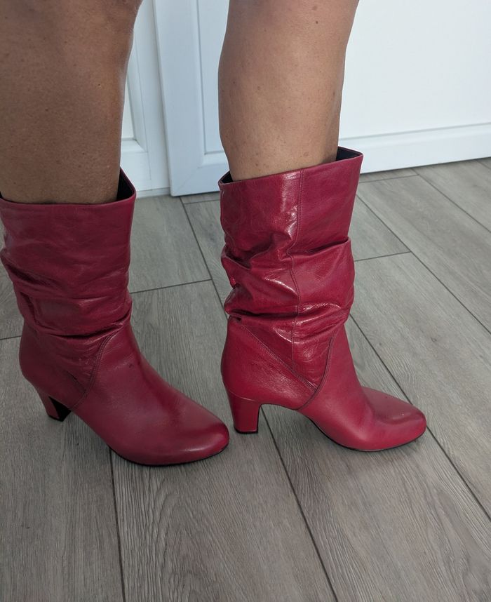 Bottes en cuir