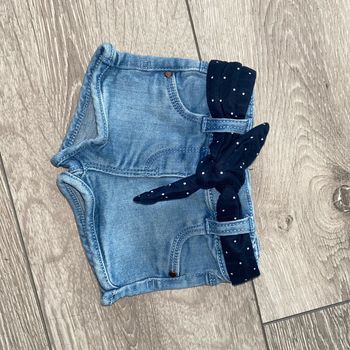 Short en jeans