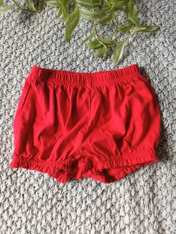 Short rouge 18mois