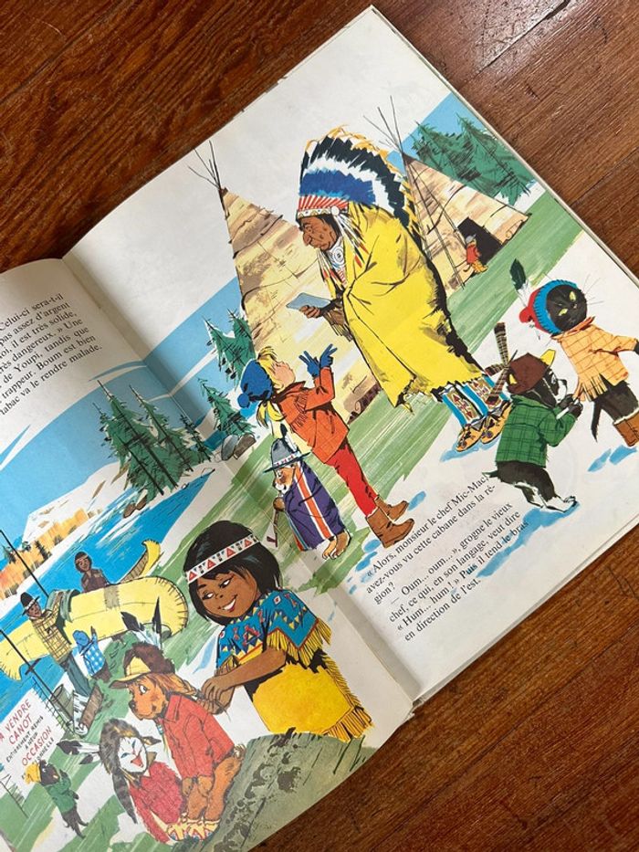 1967 Livre ancien Caroline voyage au Canada Grands albums Hachette bd Pierre Probst vintage - photo numéro 5