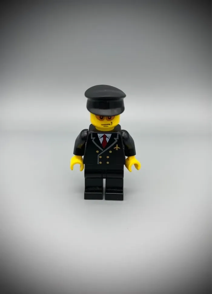 Minifigurine LEGO City air042 - Pilote d’aéroport - Très bon état