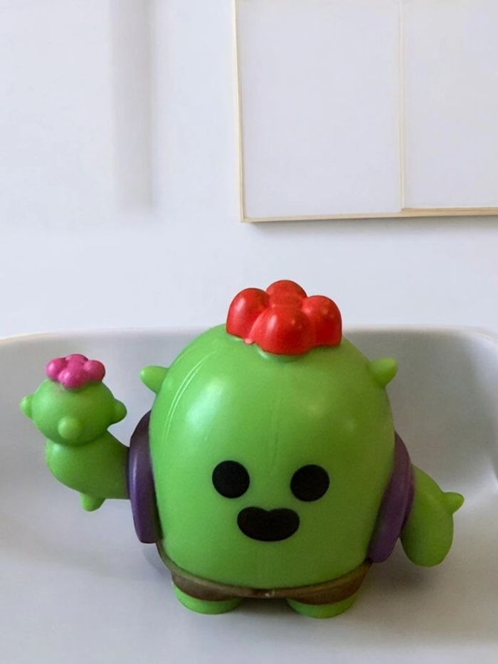 Lot 4 Figurines Brawl Stars 4,5cm – Spike et Crow Rares - photo numéro 2