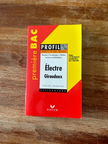 Livre électre giraudoux