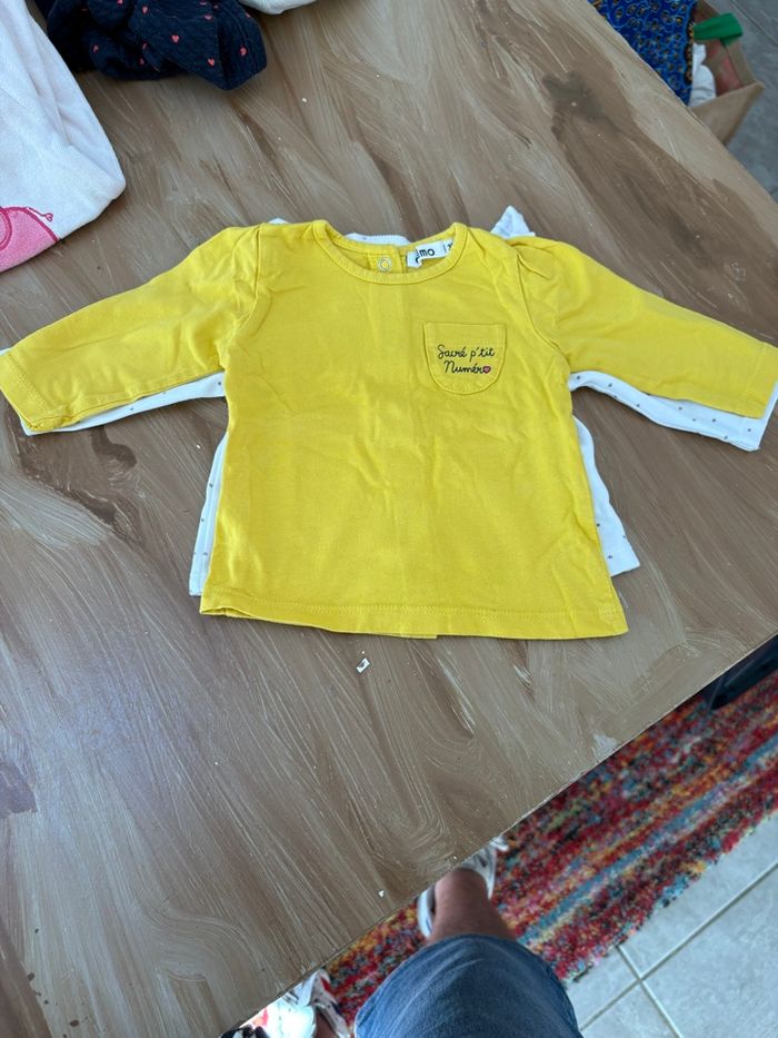 Lot 3 maillots manches longues 3 mois - photo numéro 3