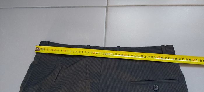 Pantalon de costume gris à lignes 46 - photo numéro 9