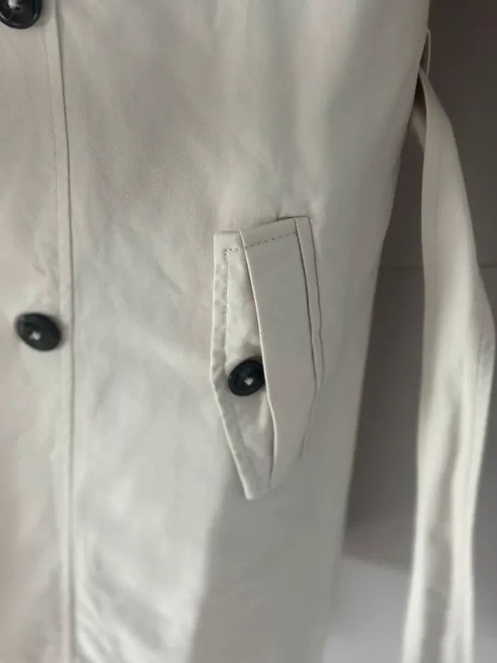 Trench Zara crème – Taille 164 (14-15 ans) - photo numéro 3