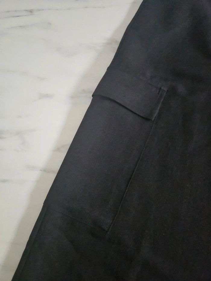 Bershka pantalon noir cargo taille XL - photo numéro 2
