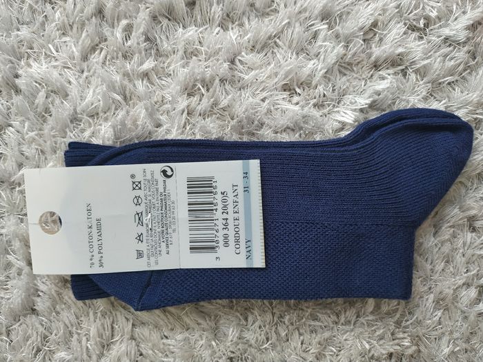 Chaussettes bleues 31-34 - photo numéro 3