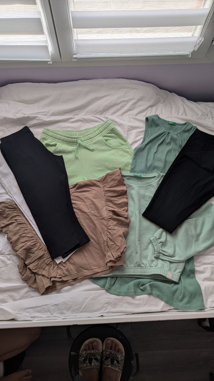 Lot vêtements fille Benetton