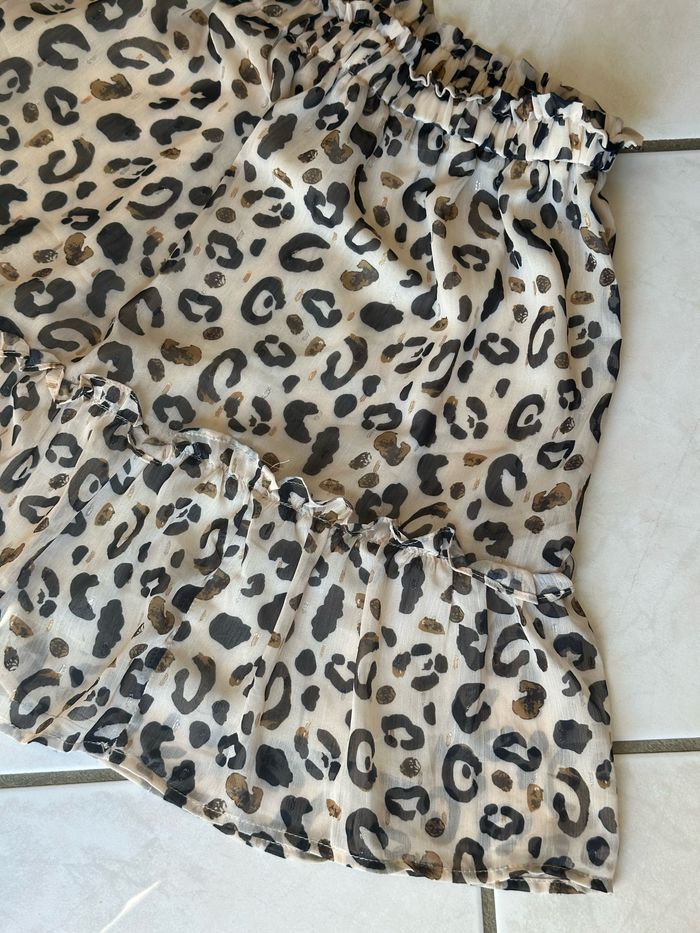 Jupe léopard beige taille M/L - photo numéro 2