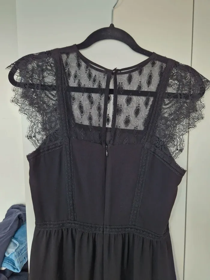 Robe noire h&m femme taille 34 - photo numéro 5