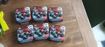 Lot de 6 voitures lego F1 miniatures