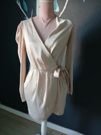 Superbe peignoir satiné femme Jus de Pom taille S/M