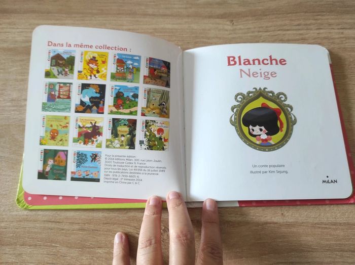Livre mes p'tits contes Blanche Neige - photo numéro 2